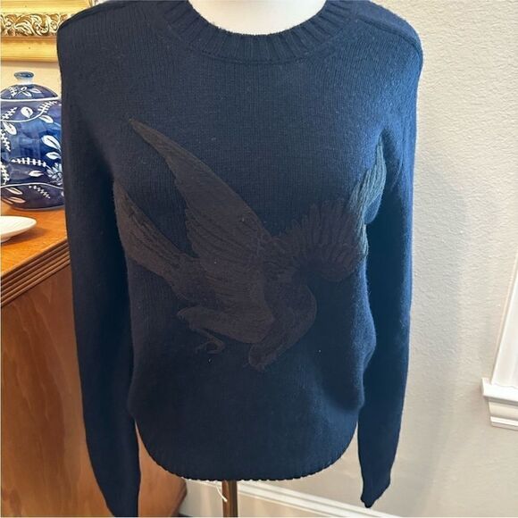 Gucci mens sweater bird wool cashmere blend-AA10 - Picture 2 of 16